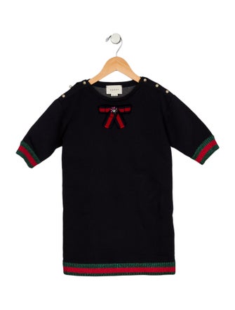 Gucci Gucci Girls' Cotton Sweater Dress