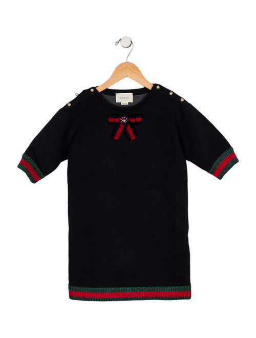 Gucci Gucci Girls' Cotton Sweater Dress