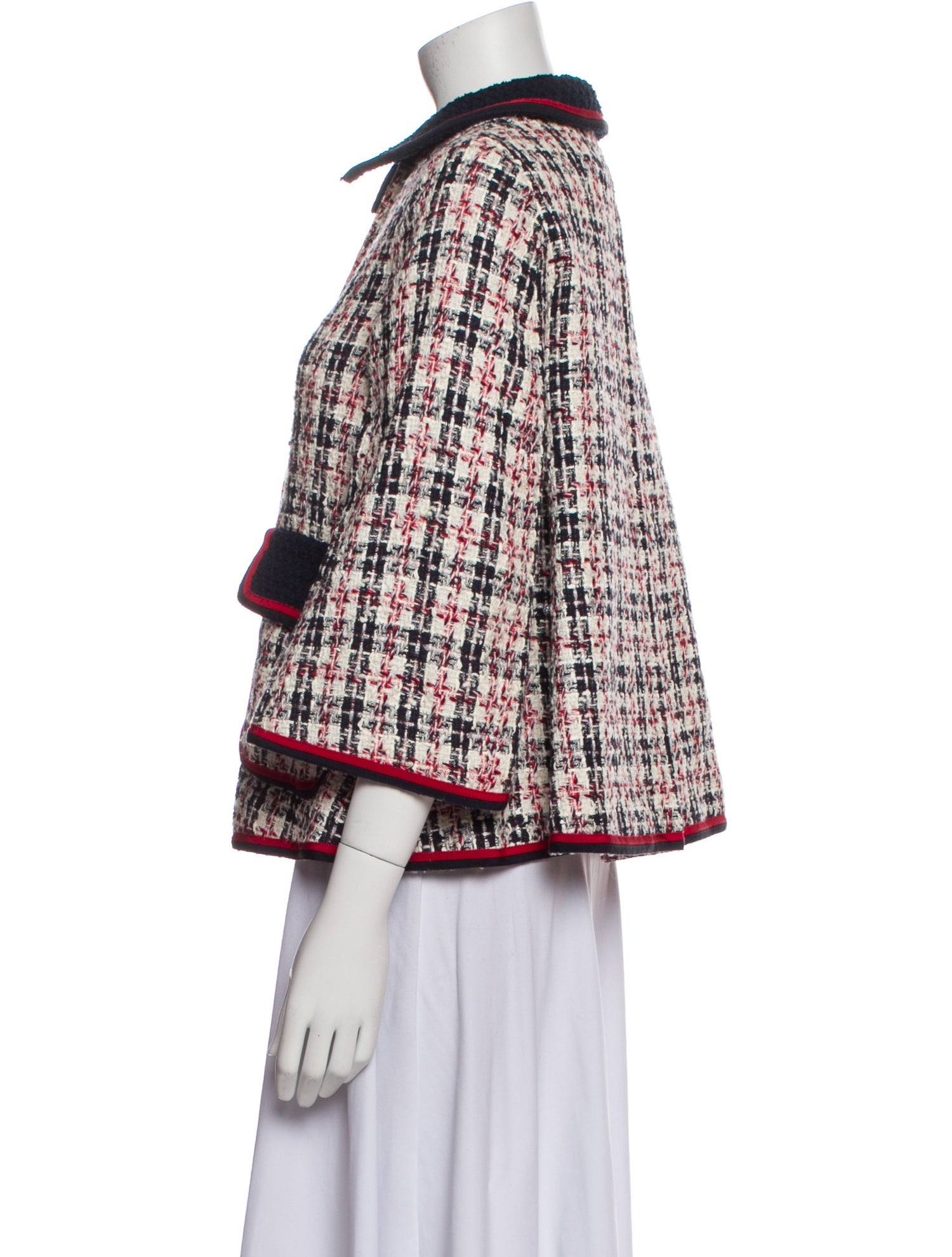 Gucci 2018 Tweed Pattern Jacket