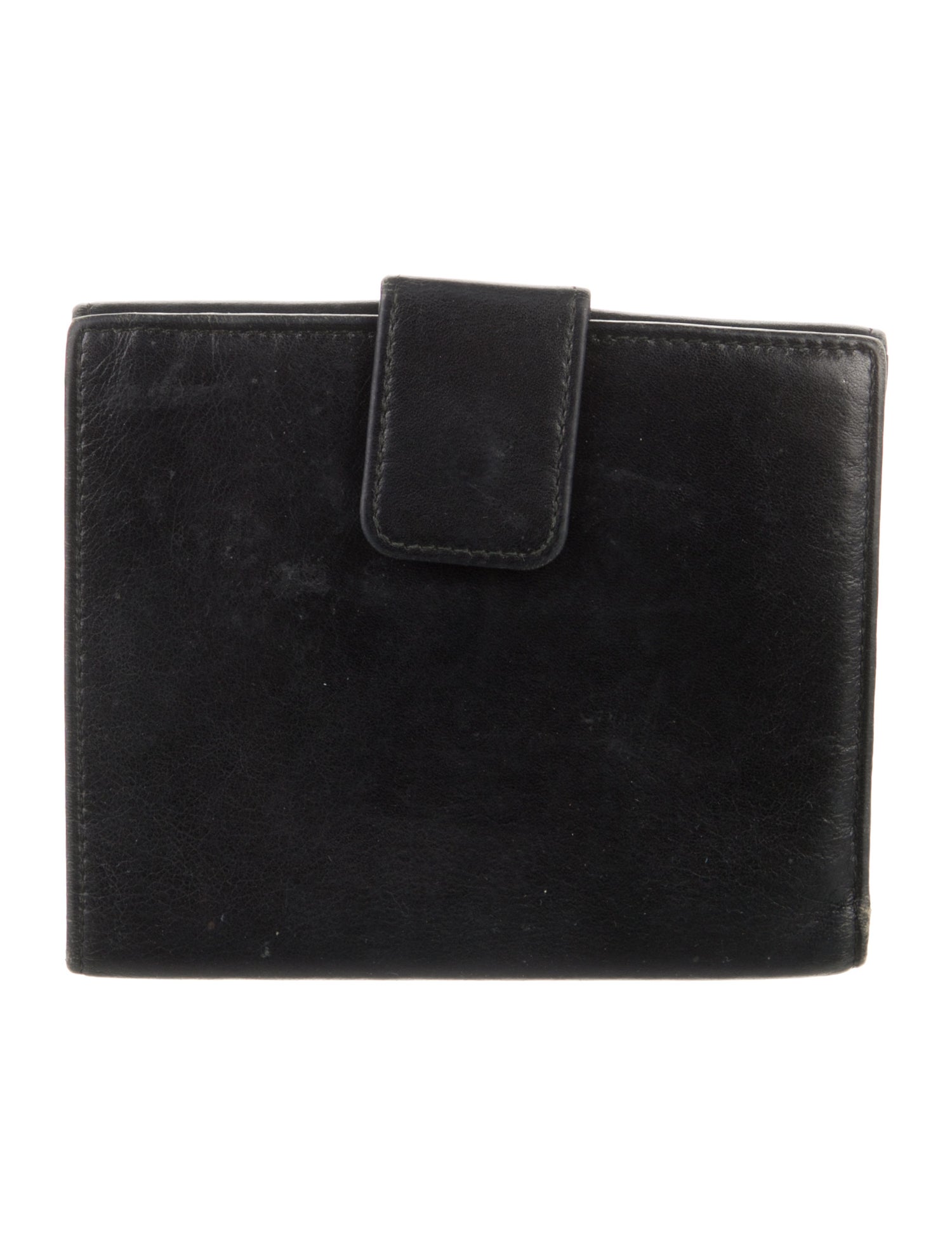 Gucci Horsebit Accent Leather Compact Wallet