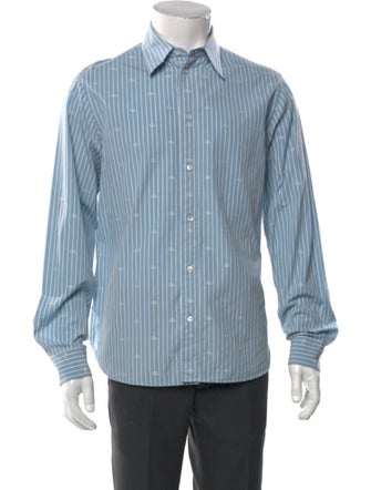 Gucci 2022 Running GG Logo Dress Shirt