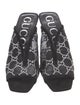 Gucci GG Logo Mesh Mules