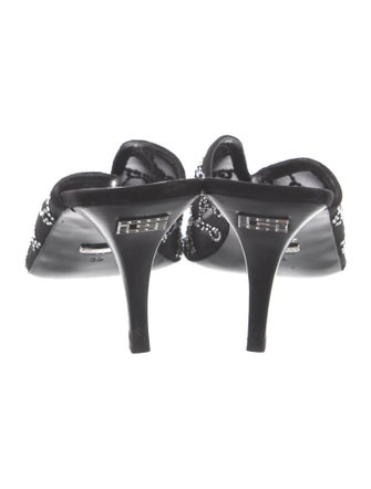 Gucci GG Logo Mesh Mules