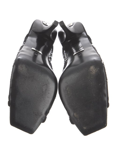 Gucci GG Logo Mesh Mules