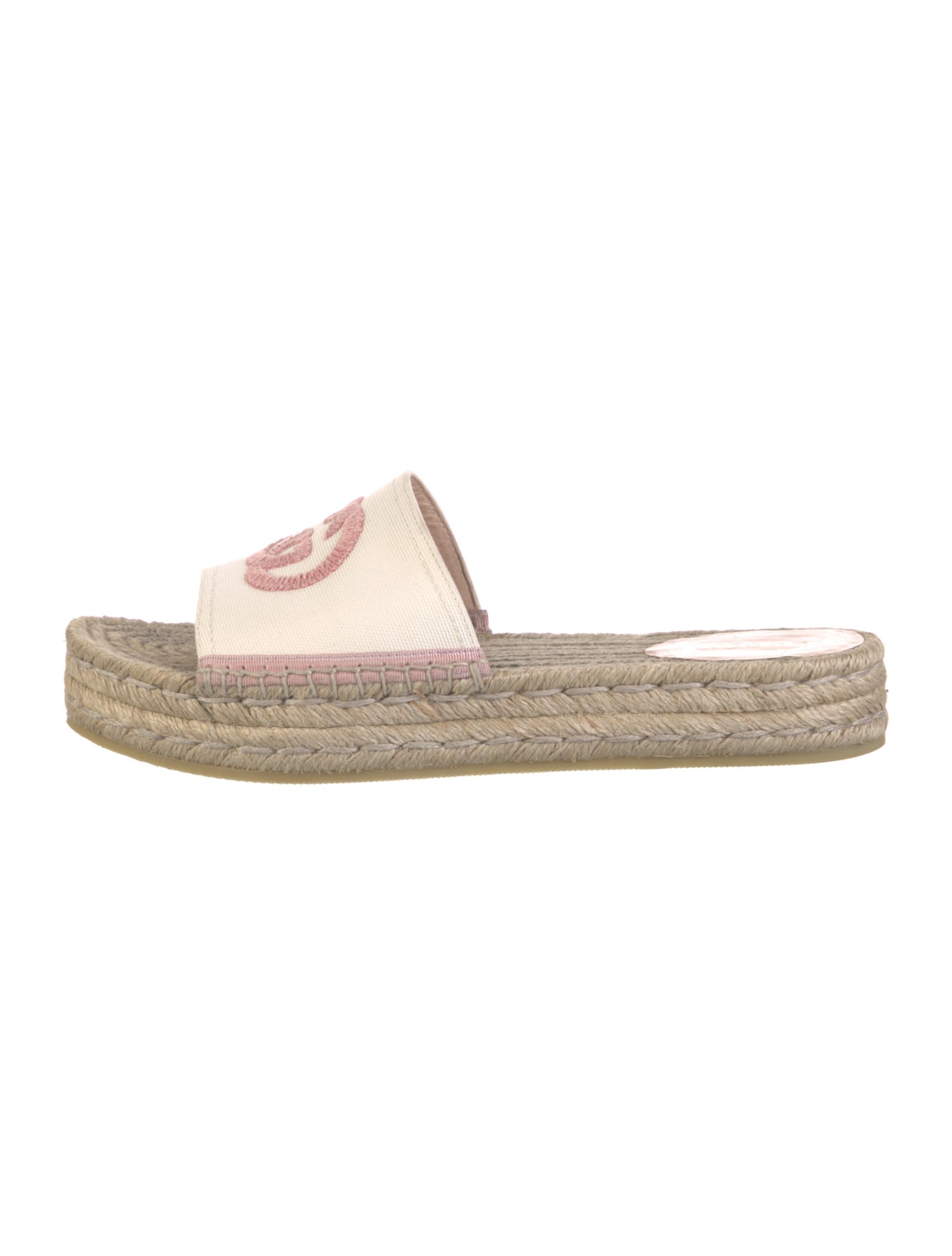 Gucci Interlocking G Logo Canvas Espadrilles