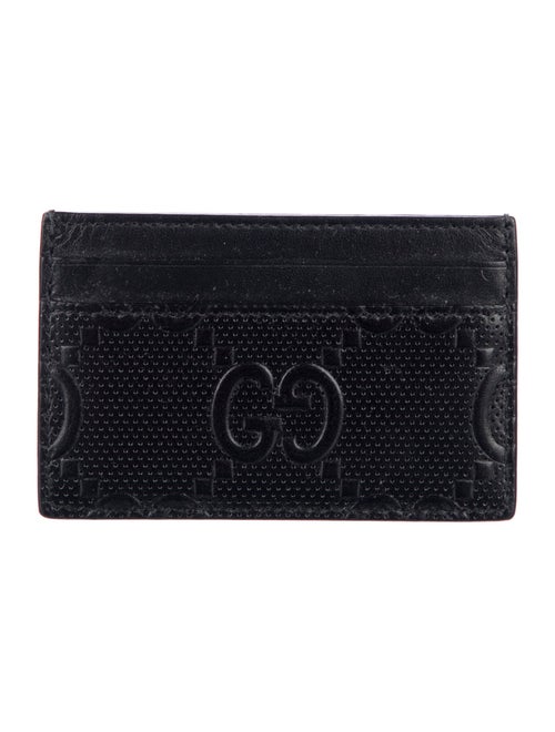 Gucci GG Embossed Leather Card Holder