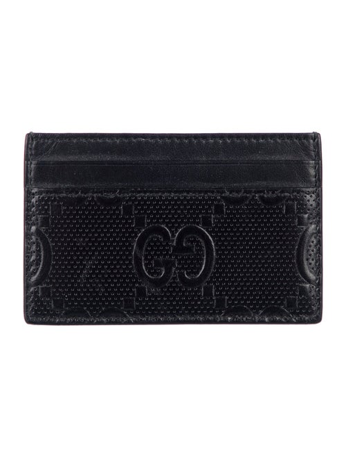 Gucci GG Embossed Leather Card Holder