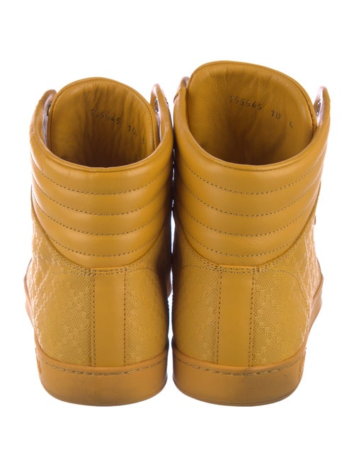 Gucci Diamante Print Leather Sneakers