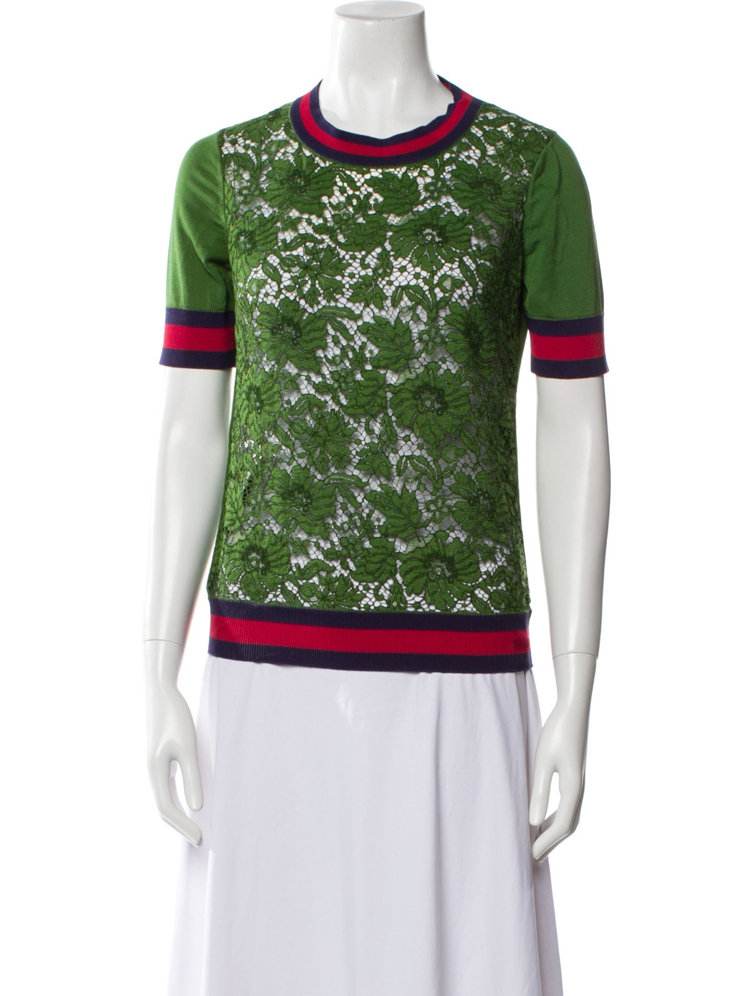 Gucci Lace Lace Pattern Sweater