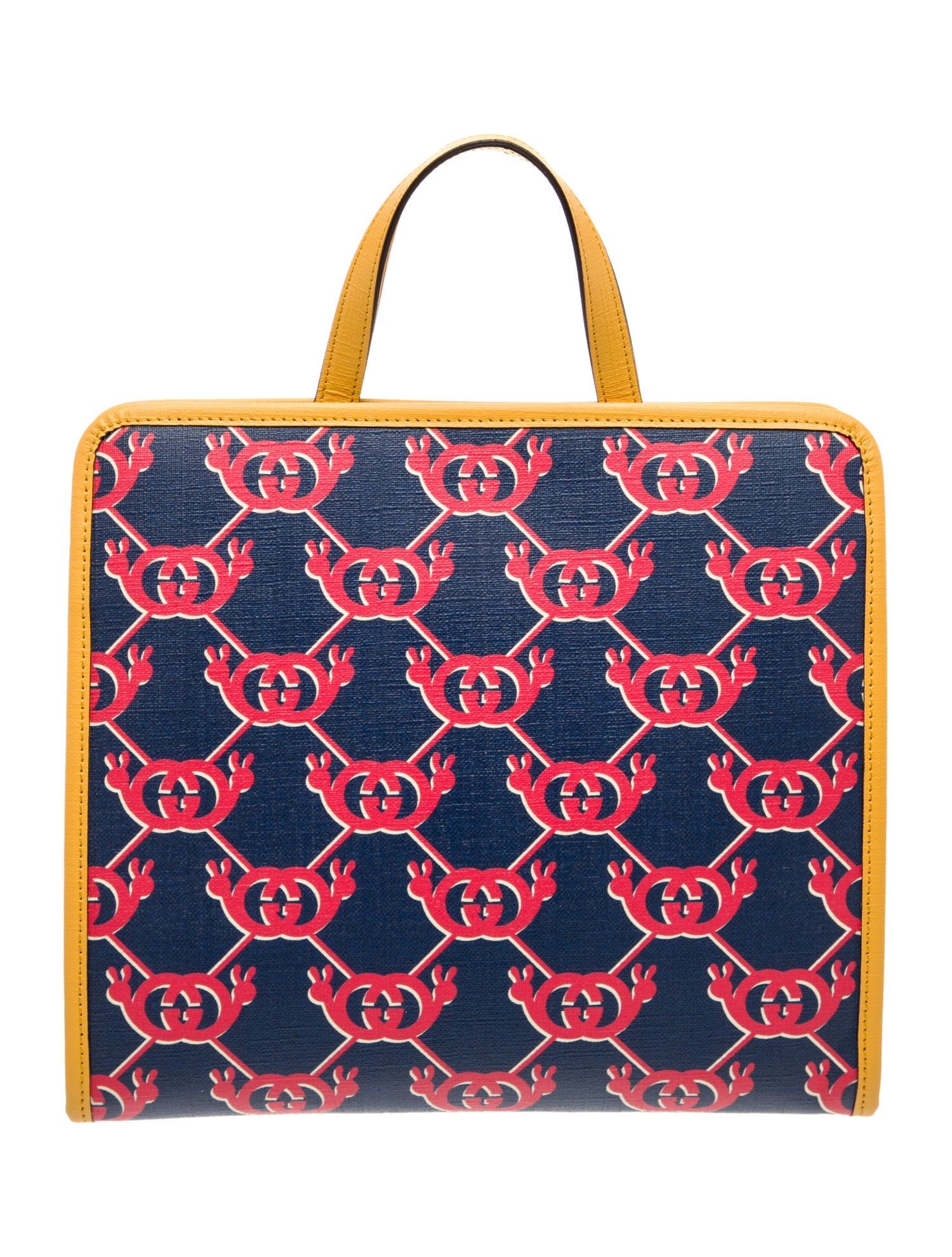 Gucci Kids' Girls' Coated Canvas Interlocking G Top Handle Bag