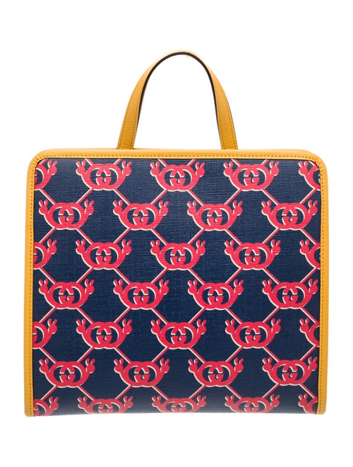 Gucci Kids' Girls' Coated Canvas Interlocking G Top Handle Bag