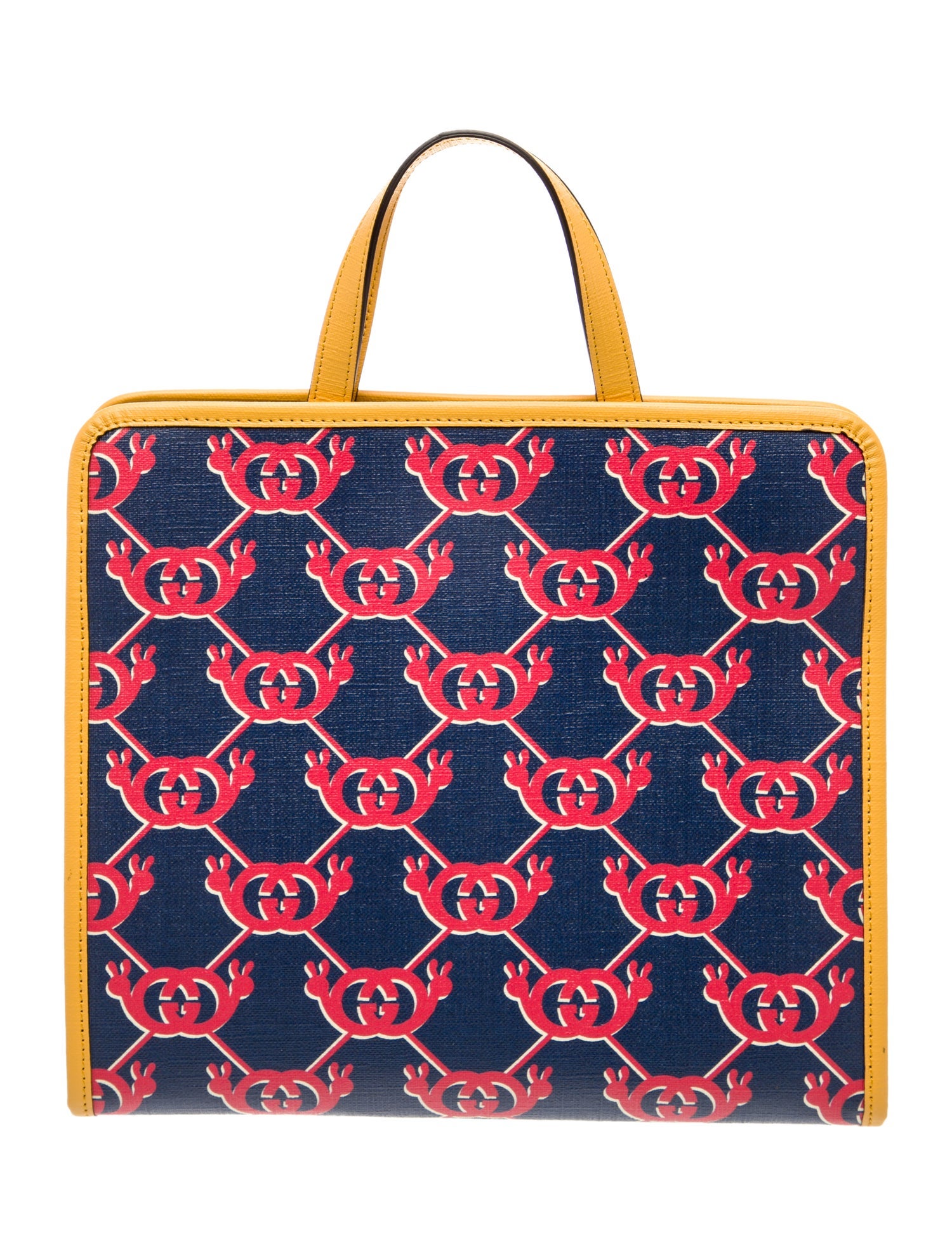 Gucci Kids' Girls' Coated Canvas Interlocking G Top Handle Bag