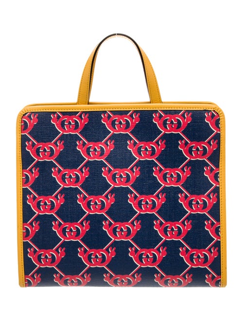 Gucci Kids' Girls' Coated Canvas Interlocking G Top Handle Bag