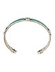Gucci Enamel Interlocking GG Cuff Bracelet