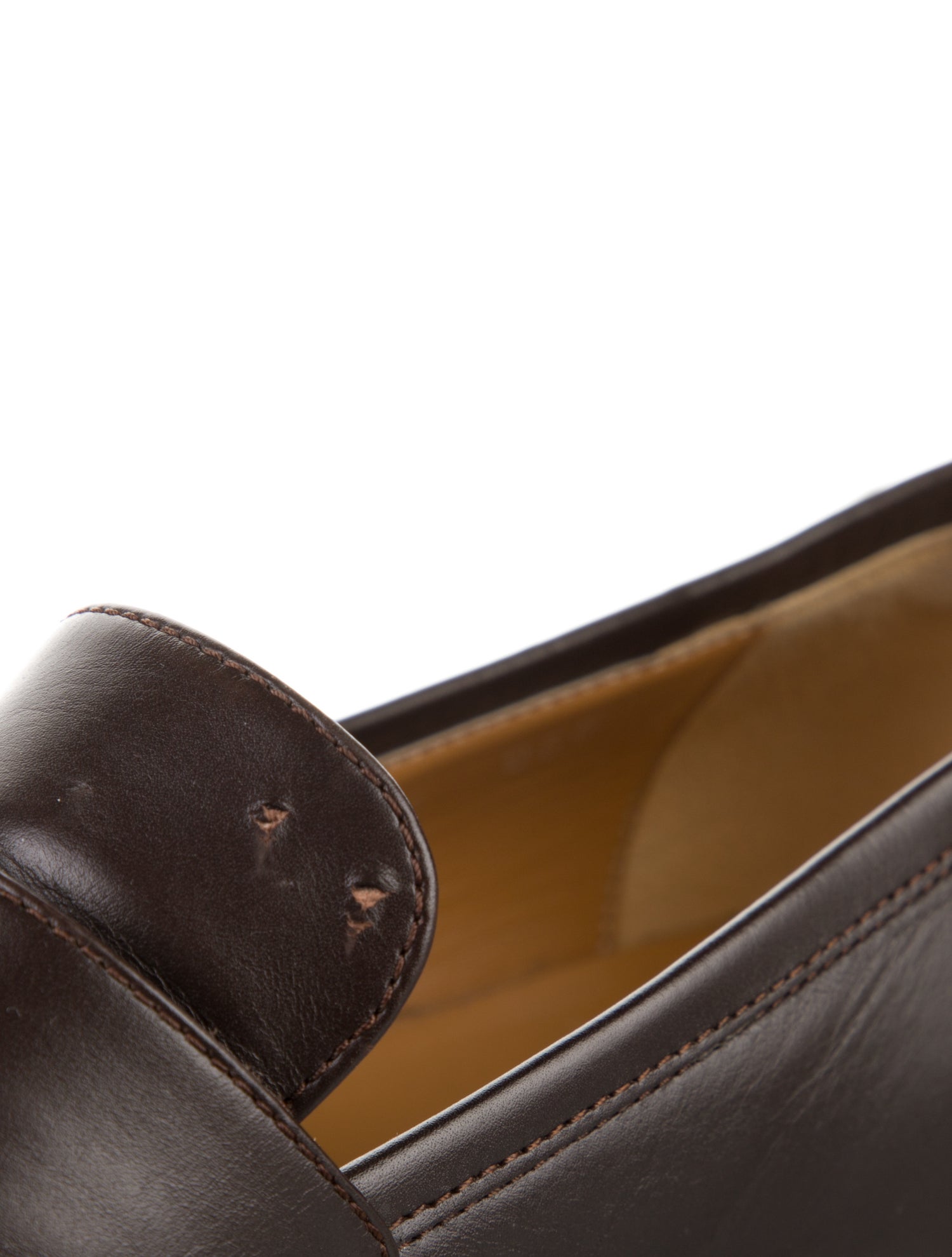 Gucci Interlocking G Logo Leather Dress Loafers