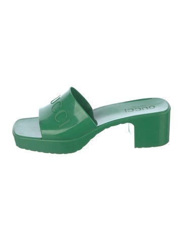 Gucci Sandals Rubber Slides 5.5