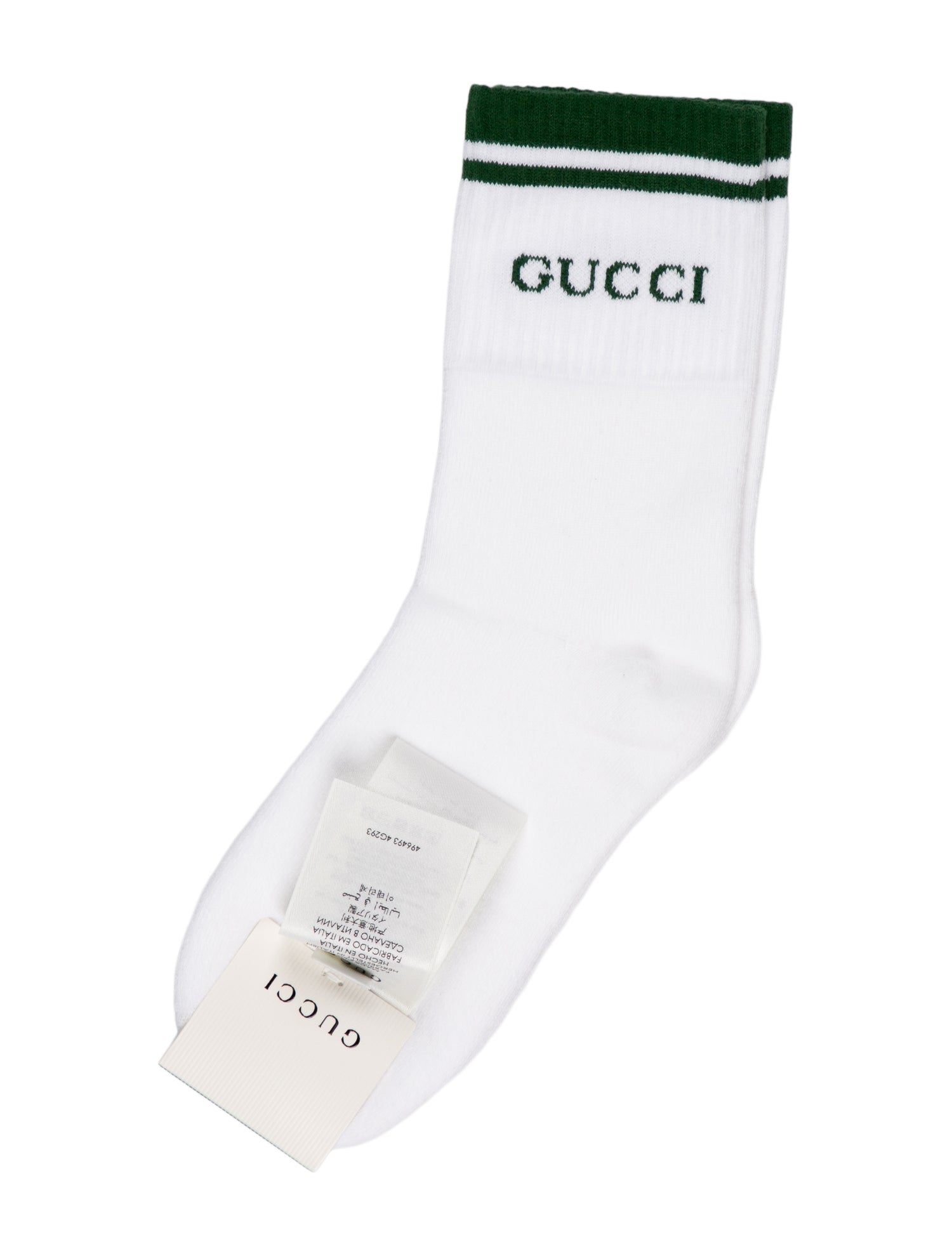 Gucci Logo Woven Socks w/Tags