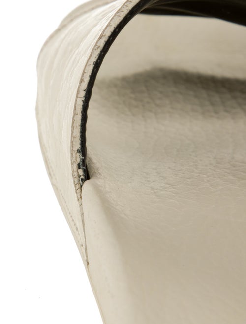 Gucci Microguccissima Pattern Leather Slides