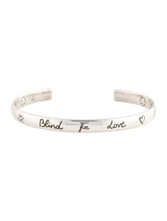 Gucci "Blind for Love" Cuff Bracelet