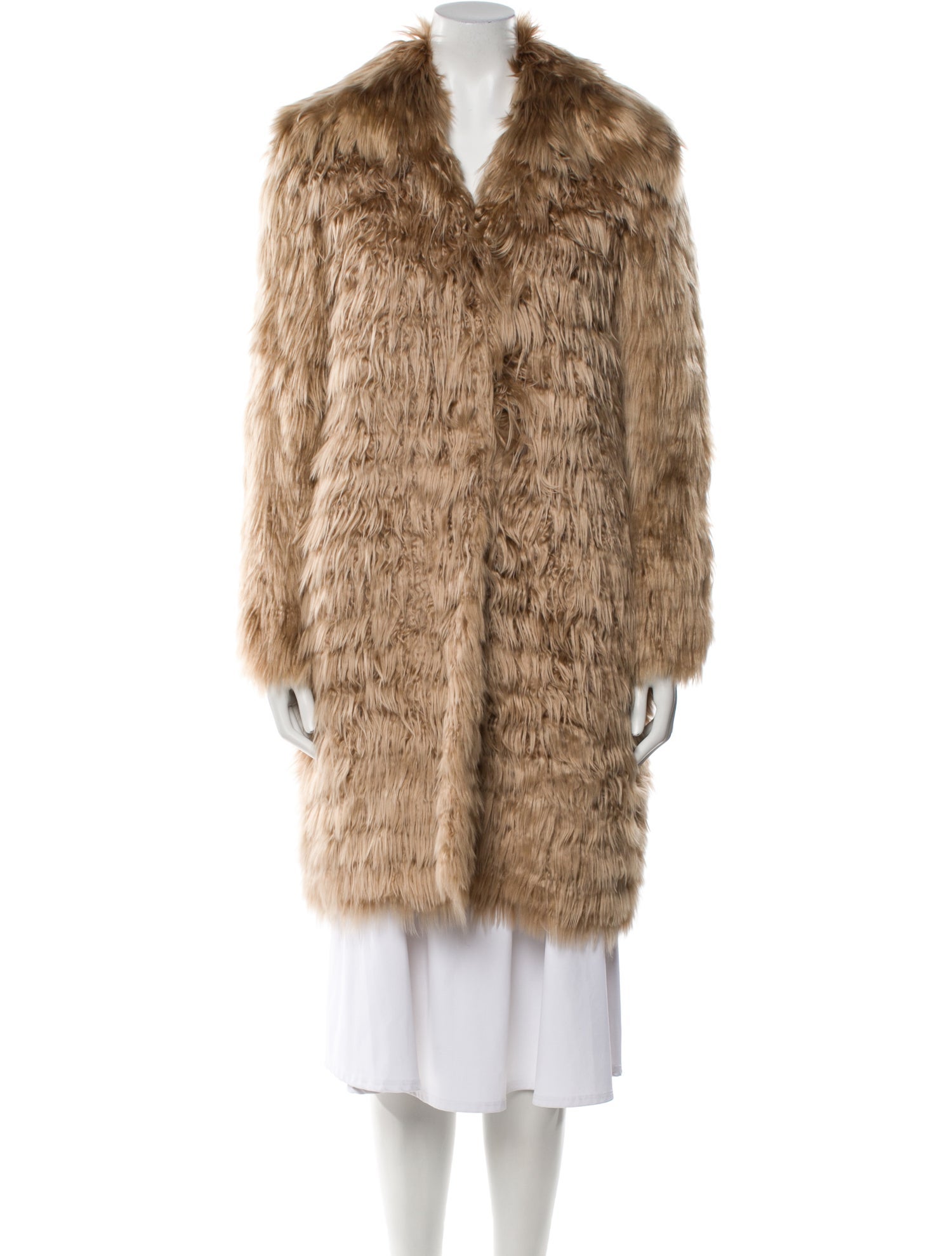 Gucci Alpaca Faux Fur Coat w/ Tags