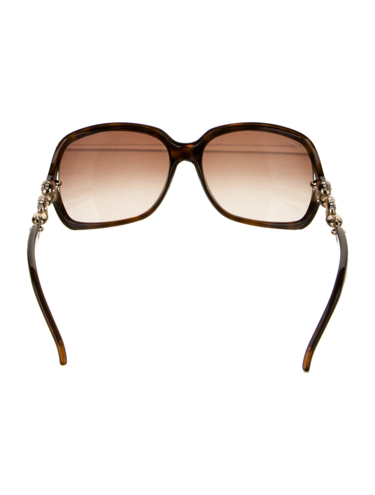 Gucci Marina Chain Accent Oversize Sunglasses