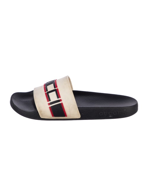 Gucci Rubber Graphic Print Slides