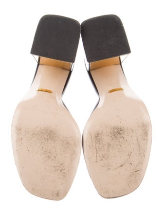 Gucci Horsebit Accent Leather Slides