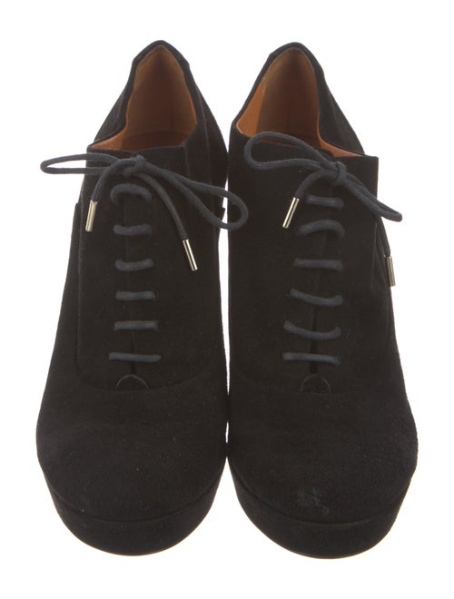 Gucci Suede Lace-Up Boots