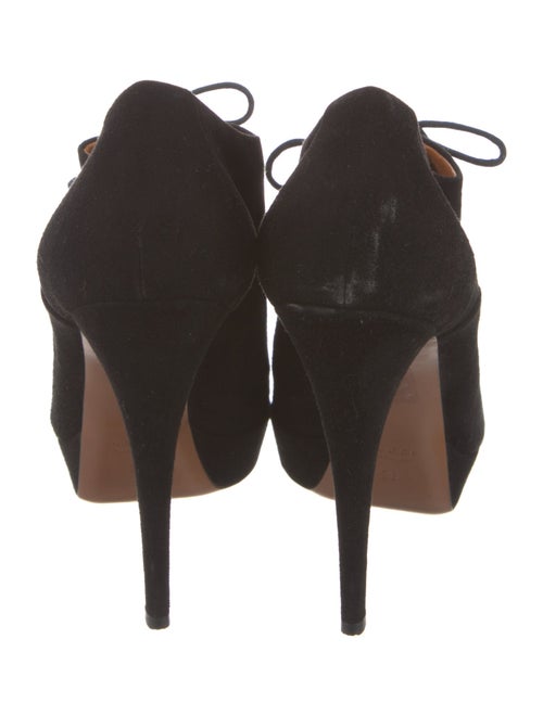 Gucci Suede Lace-Up Boots