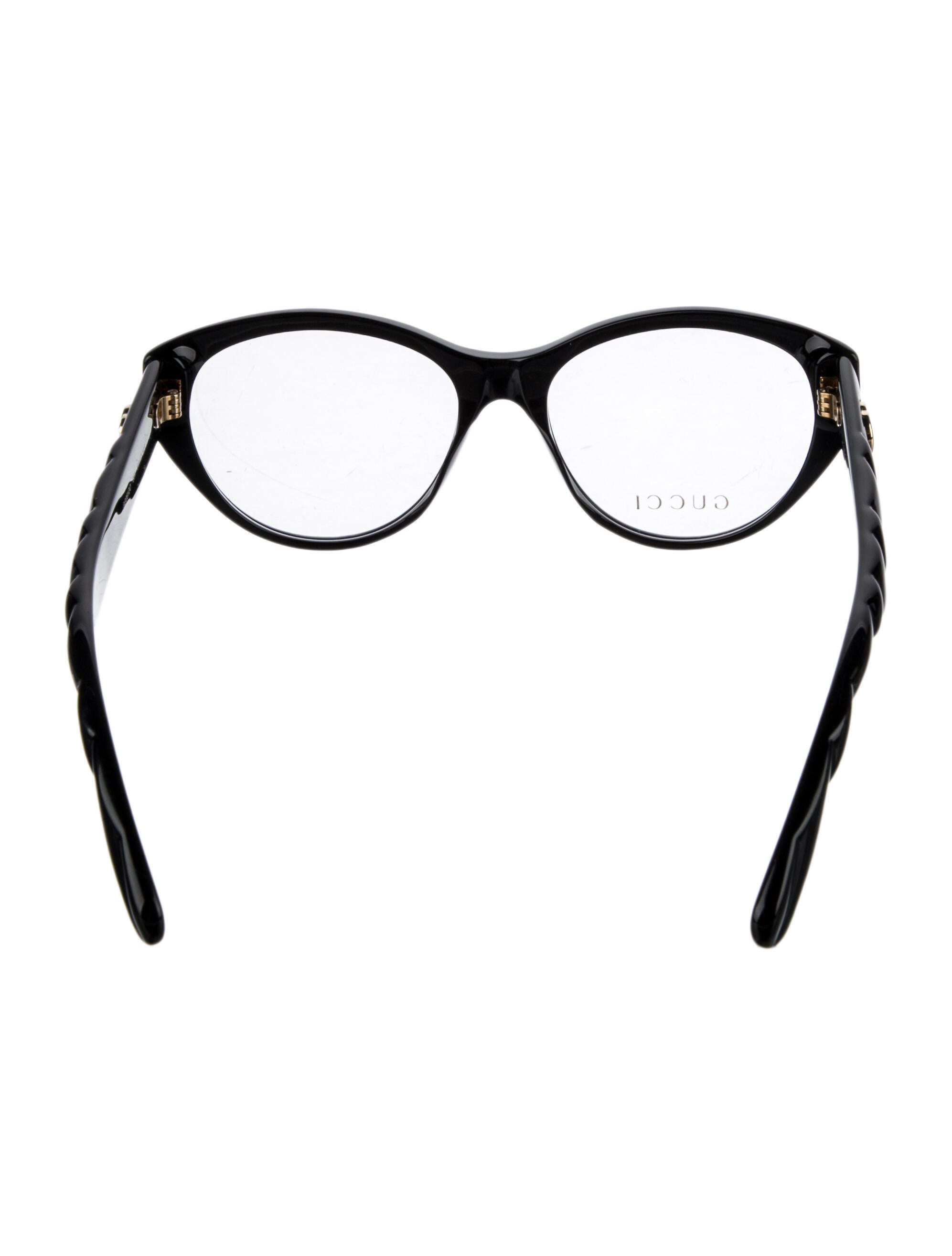 Gucci Interlocking G Logo Cat-Eye Eyeglasses