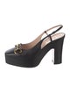 Gucci Leather Slingback Pumps