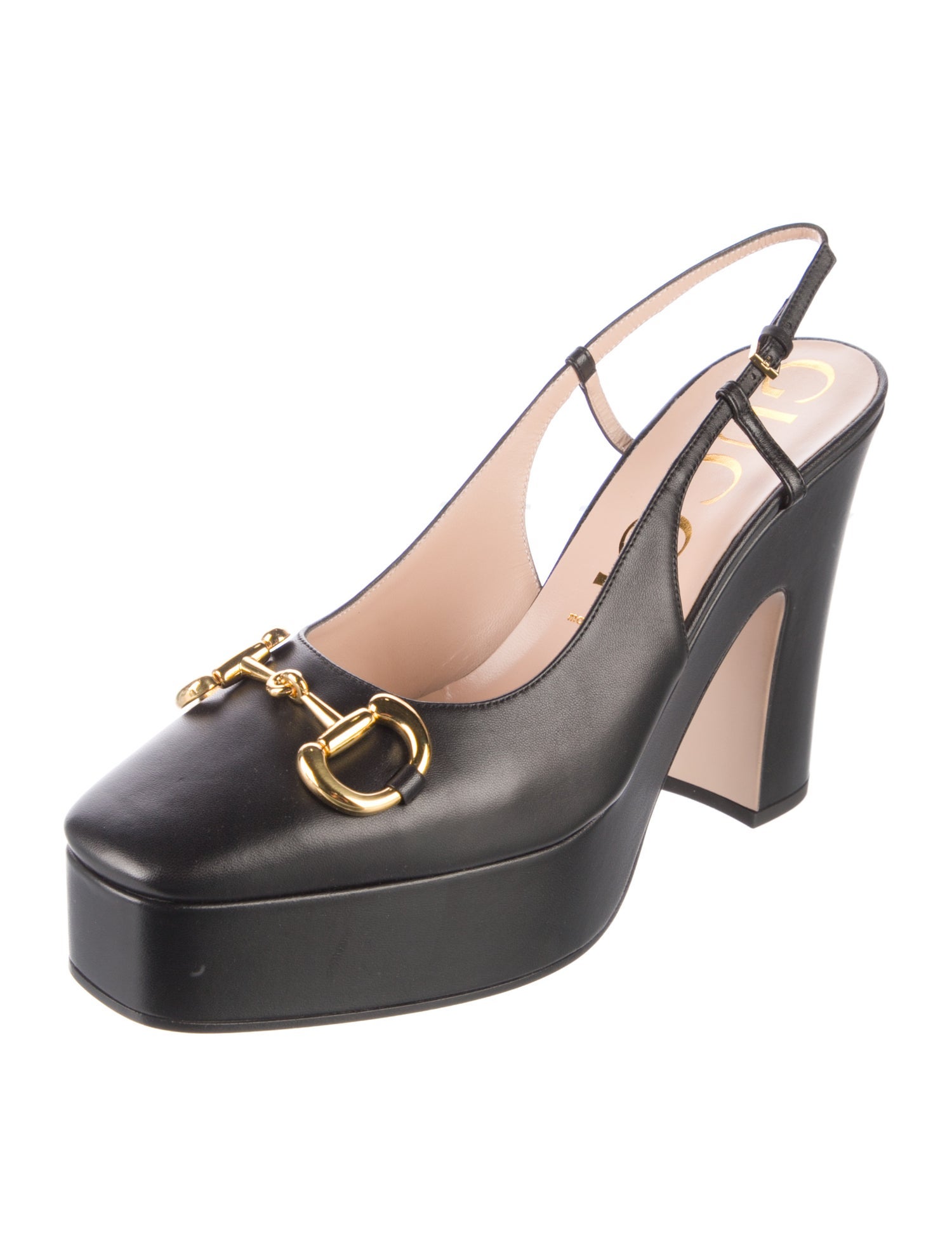 Gucci Leather Slingback Pumps