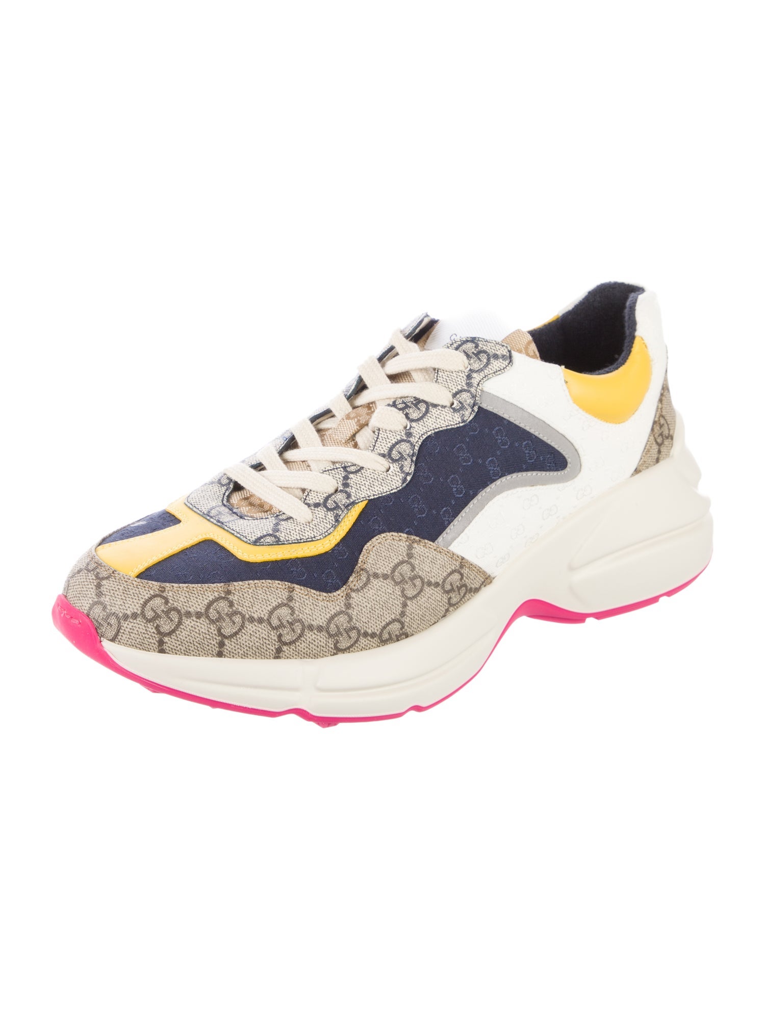 Gucci GG Supreme Canvas Chunky Sneakers w/ Tags