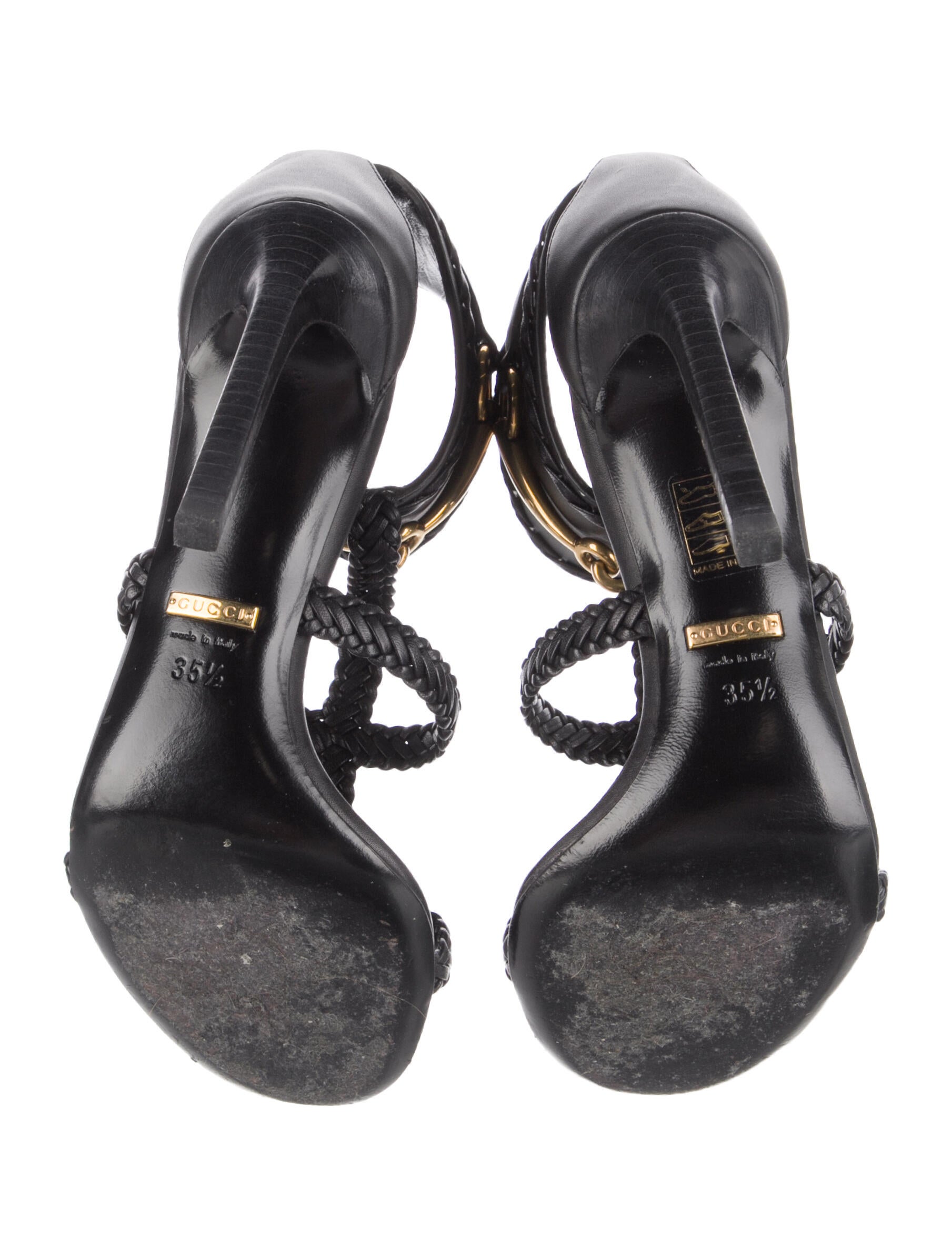 Gucci Leather Gladiator Sandals