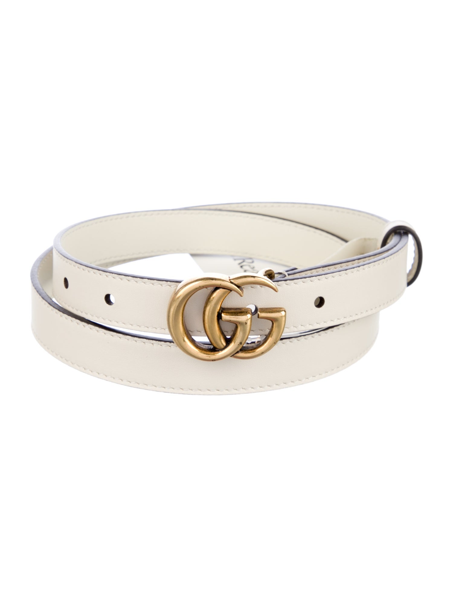 Gucci Skinny Leather Belt
