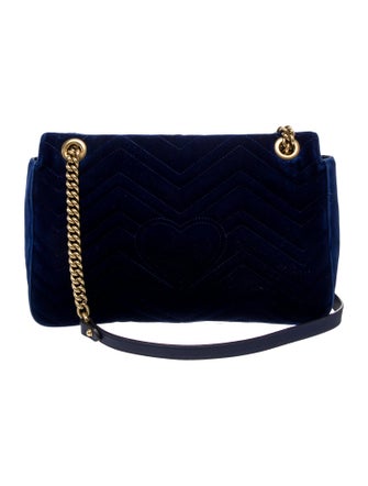 Gucci Velvet Marmont Medium