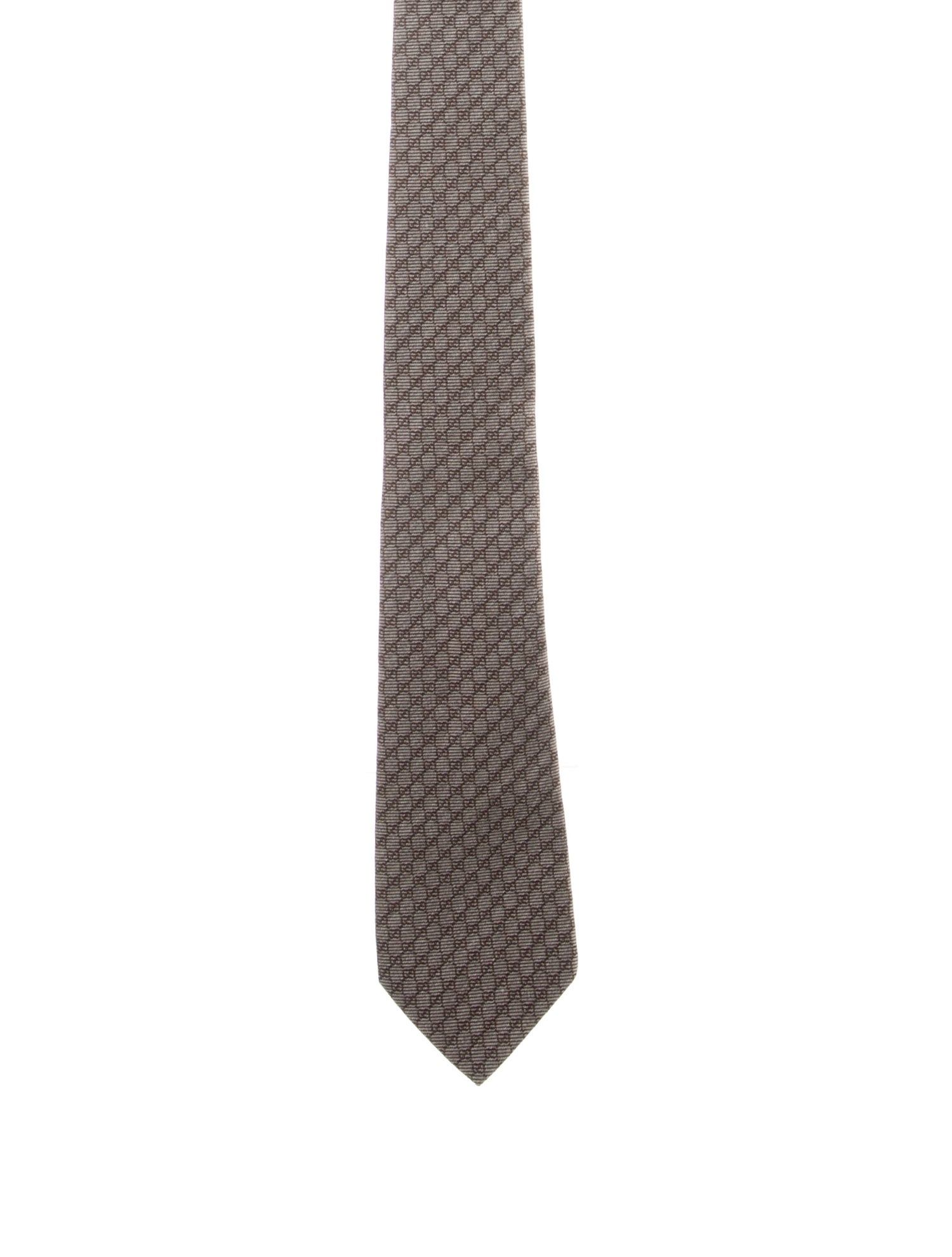Gucci Men's Neutral Silk Tie