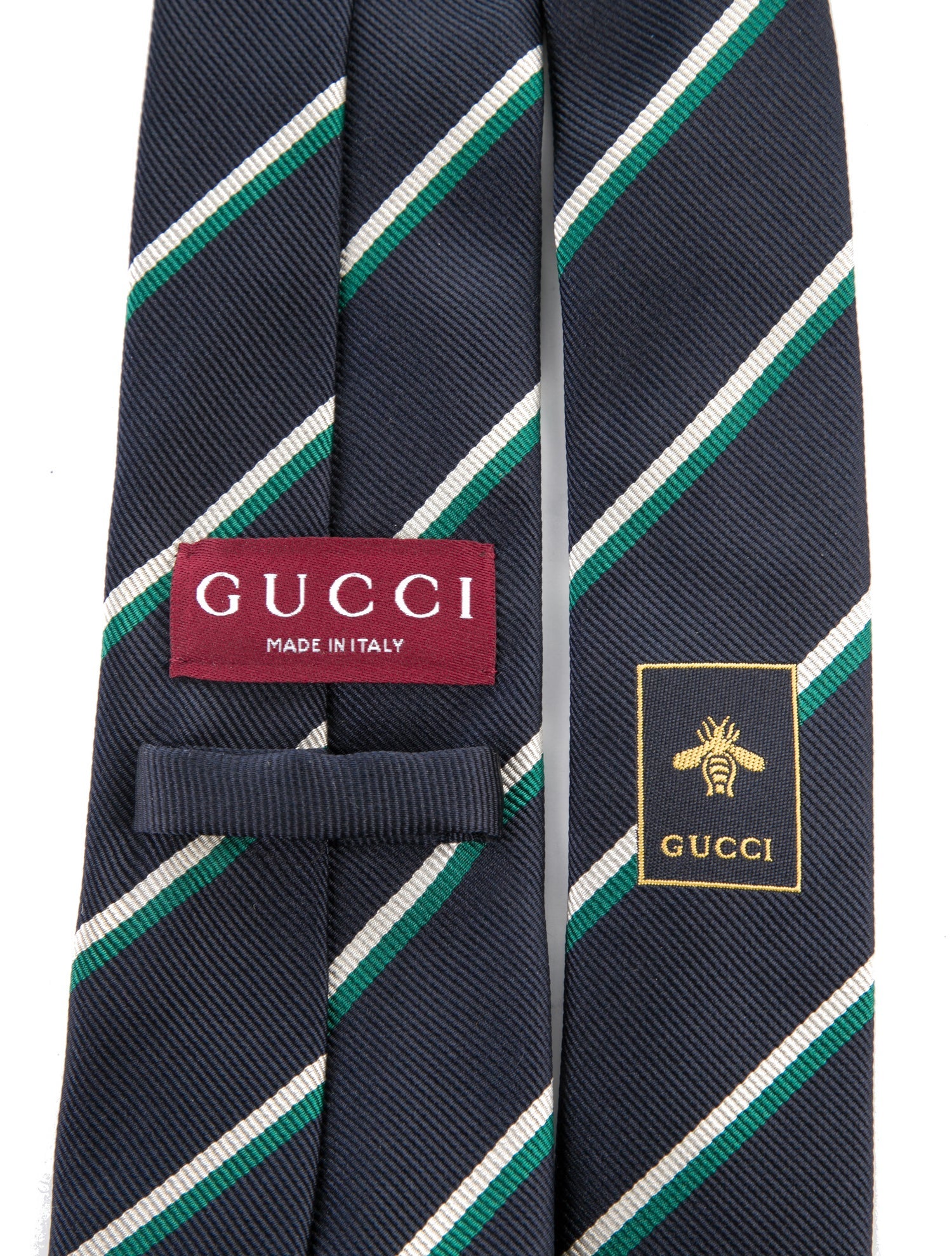 Gucci Pattern Print Silk Tie w/ Tags