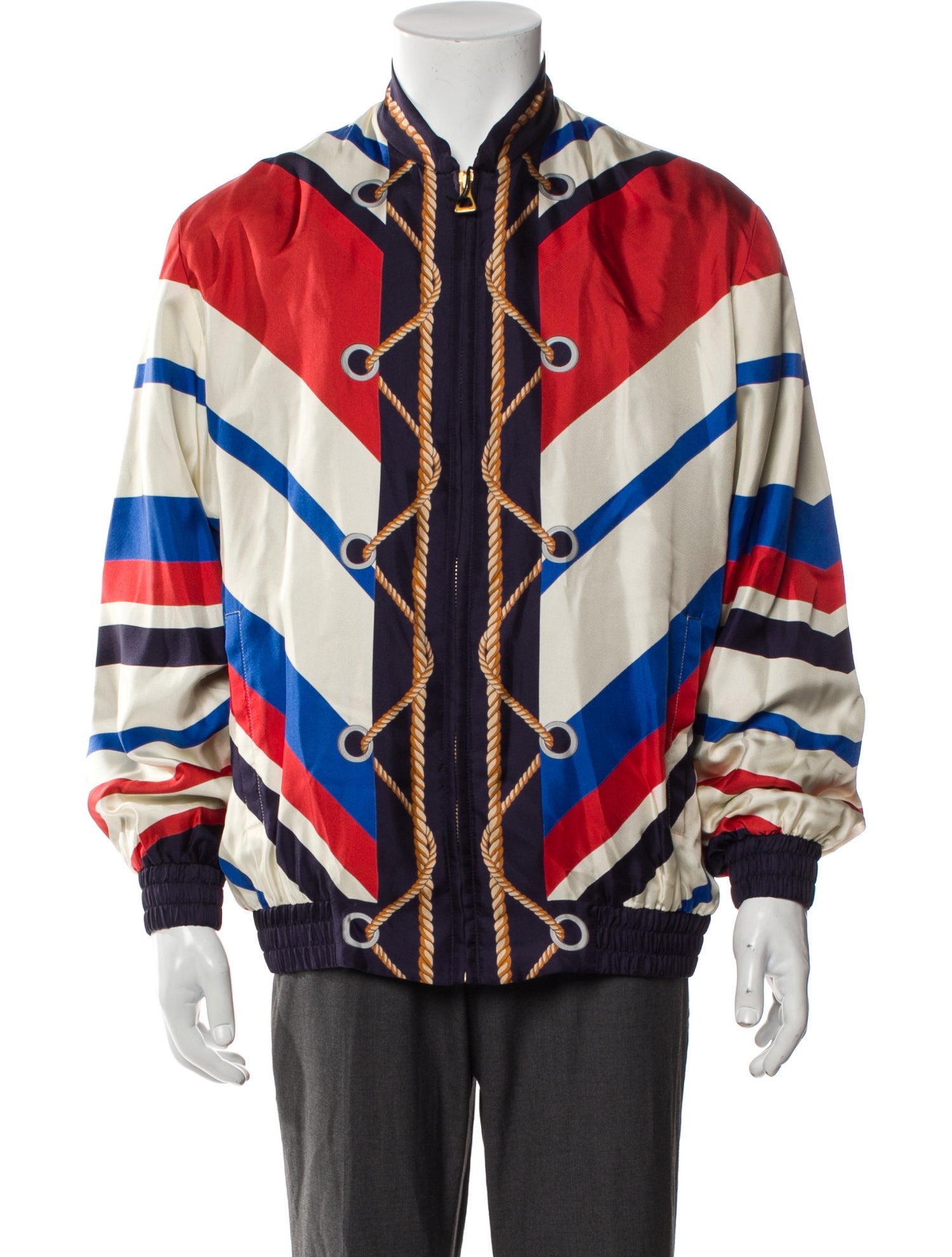 Gucci 2023 Silk Bomber Jacket w/ Tags