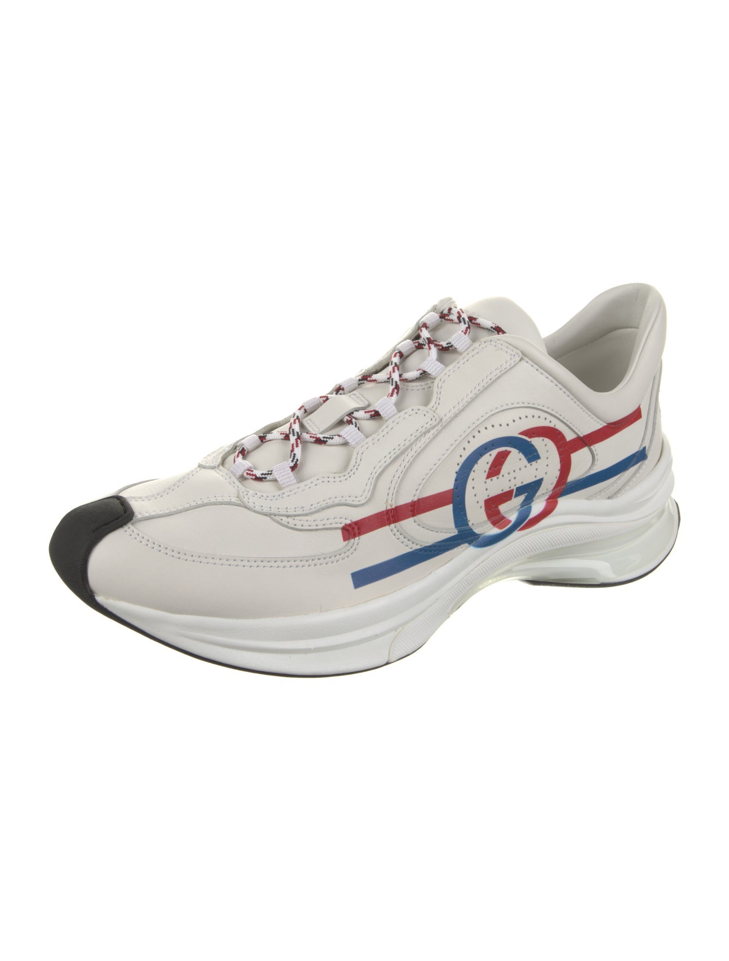 Gucci Interlocking G Logo Leather Chunky Sneakers