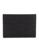 Gucci GG Embossed Card Holder Rubber Wallet