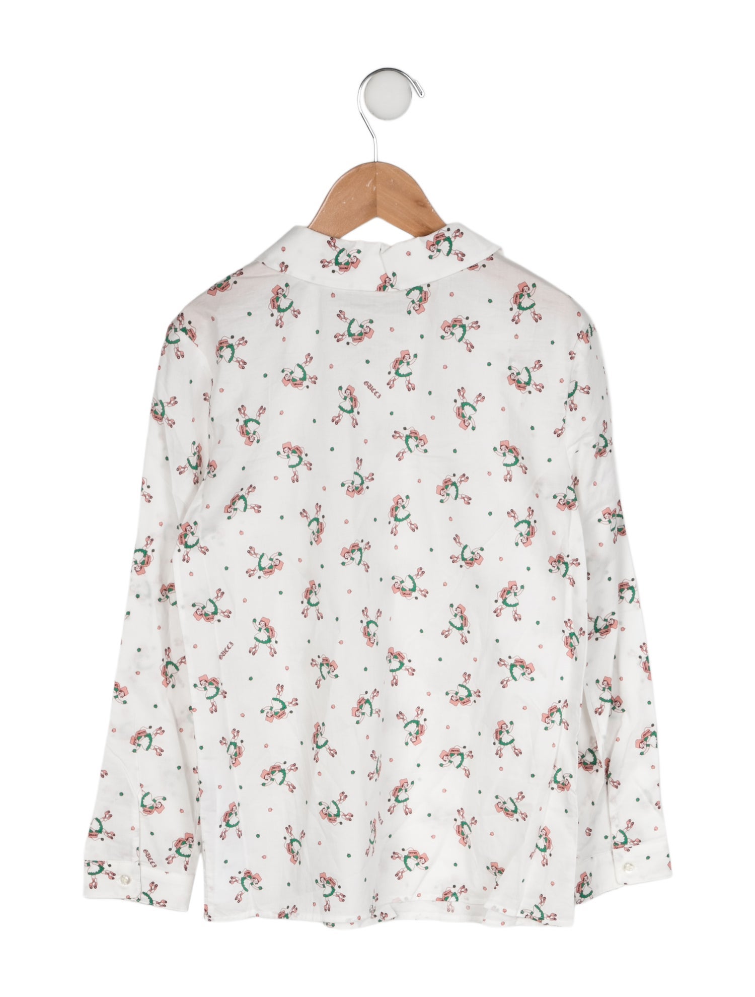 Gucci Girls' Printed Button-Up Top