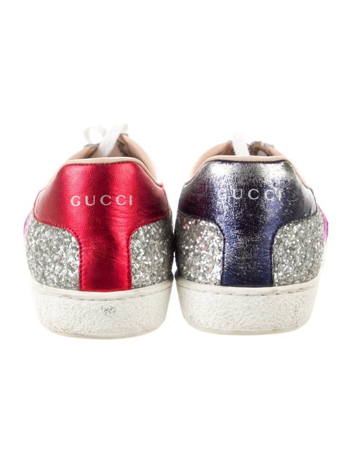 Gucci Web Accent Glitter Sneakers