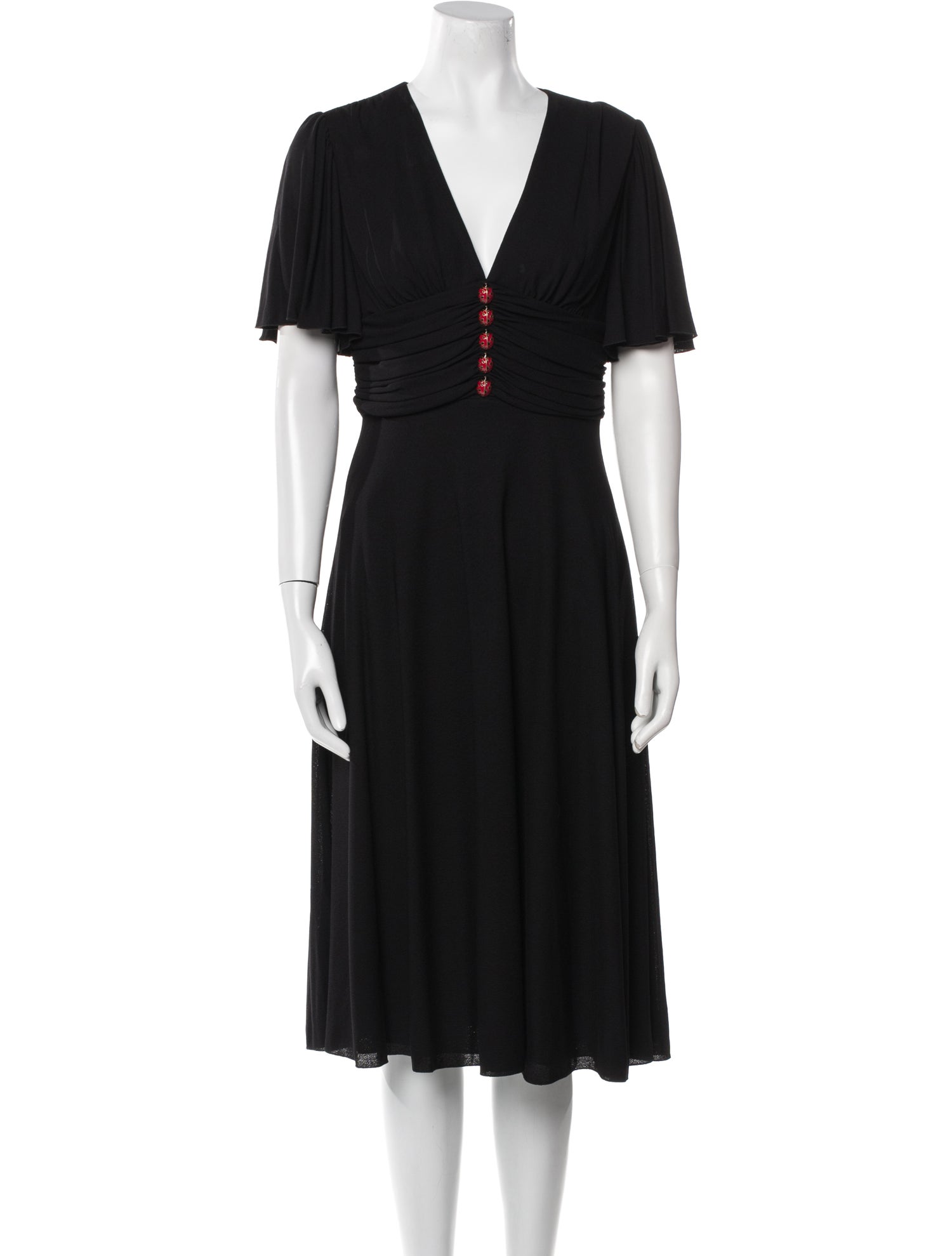 Gucci Silk Midi Length Dress w/ Tags