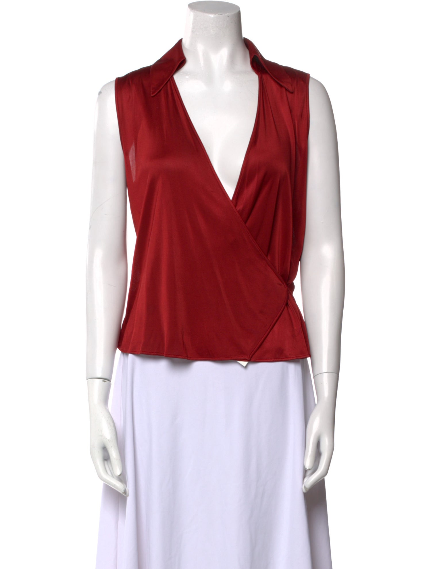 Gucci V-Neck Sleeveless Crop Top