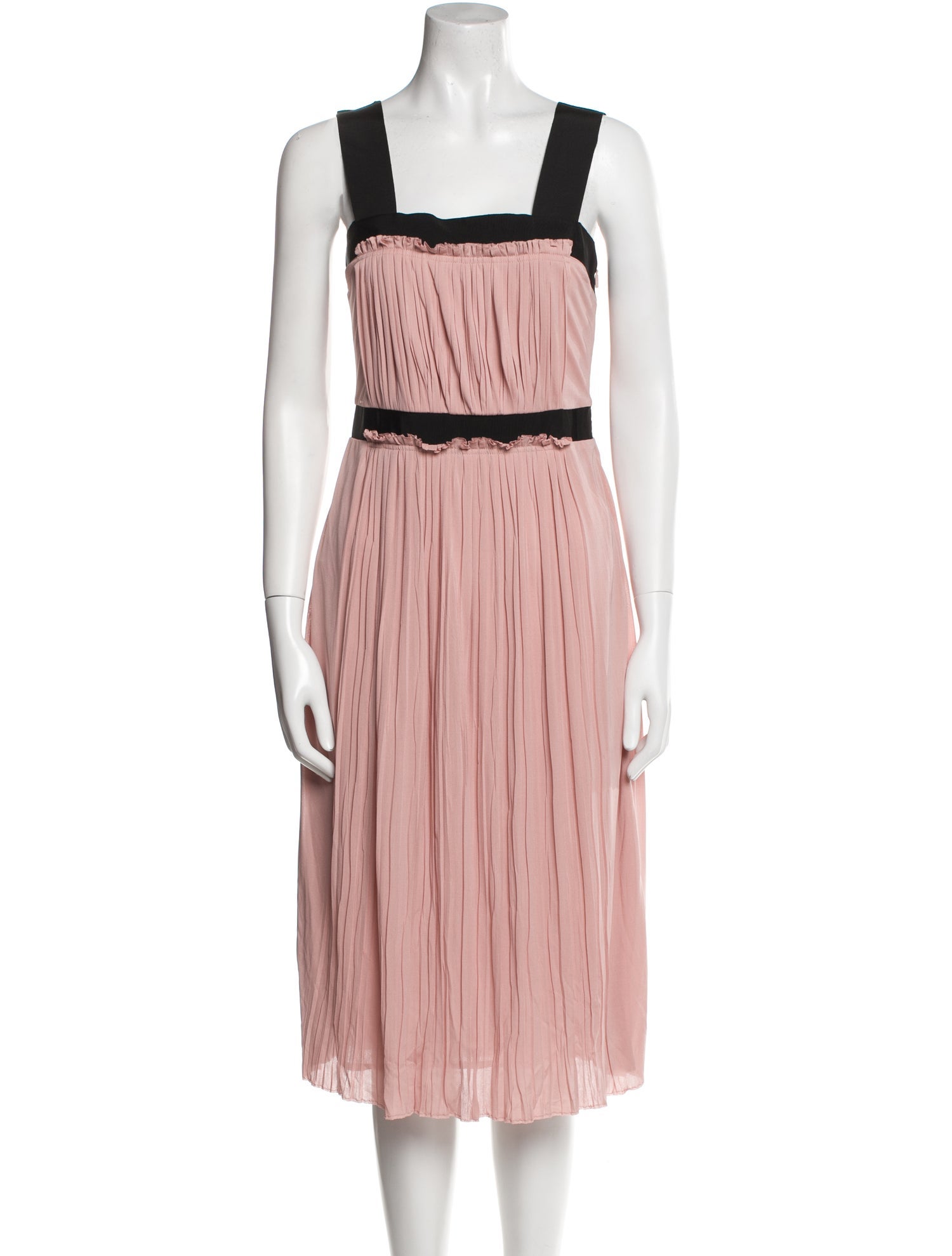 Gucci Square Neckline Midi Length Dress