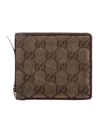 Gucci Canvas Printed Wallet