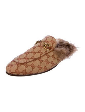 Gucci GG Canvas Canvas Slippers