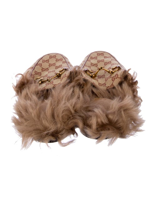 Gucci GG Canvas Canvas Slippers