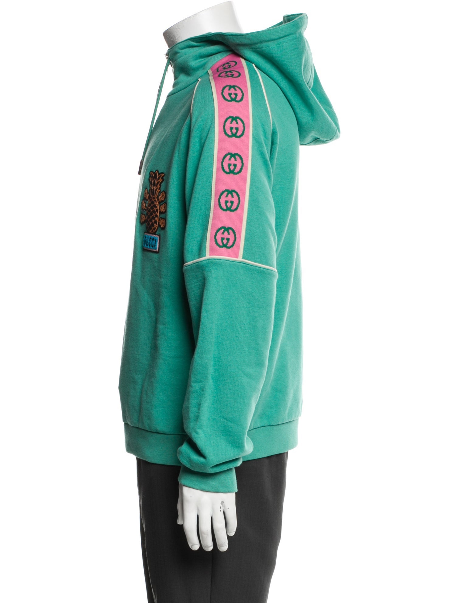 Gucci Interlocking G Logo Mock Neck Hoodie w/ Tags